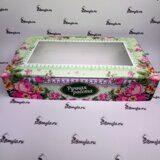 Коробка для мыла №42 "Пионы3" размер 20х12х4см. Коробка для мыла №42 "Пионы3" размер 20х12х4см.